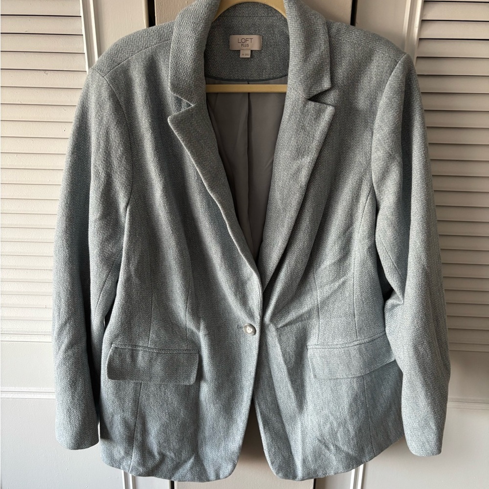 LOFT Light Blue Blazer